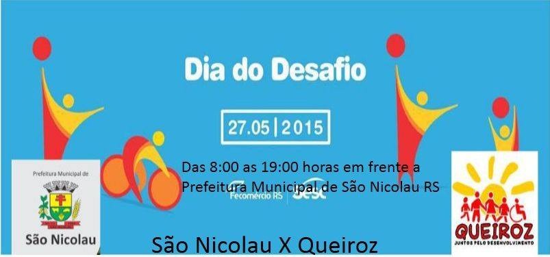 Comunidade está convidada para participar do Dia do Desafio